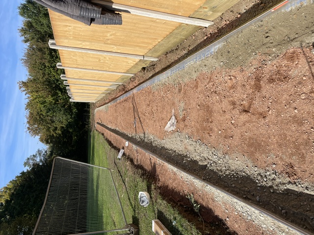Structural reinforcement detail at the project site